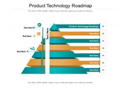 Product technology roadmap ppt powerpoint presentation model influencers cpb