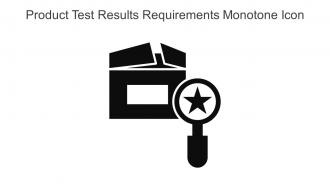 Product Test Results Requirements Monotone Icon In Powerpoint Pptx Png And Editable Eps Format