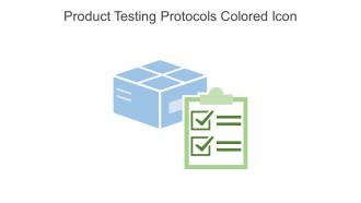 Product Testing Protocols Colored Icon In Powerpoint Pptx Png And Editable Eps Format