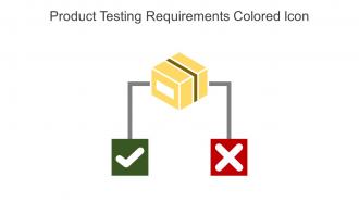 Product Testing Requirements Colored Icon In Powerpoint Pptx Png And Editable Eps Format