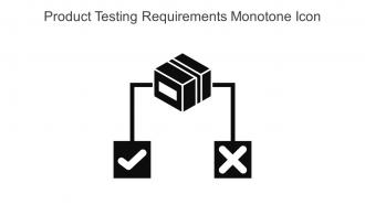 Product Testing Requirements Monotone Icon In Powerpoint Pptx Png And Editable Eps Format