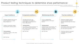 Product Testing Techniques To Determine Shoe Performance Comprehensive Guide