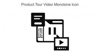 Product Tour Video Monotone Icon In Powerpoint Pptx Png And Editable Eps Format