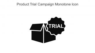 Product Trial Campaign Monotone Icon In Powerpoint Pptx Png And Editable Eps Format
