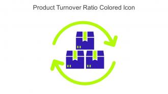 Product Turnover Ratio Colored Icon In Powerpoint Pptx Png And Editable Eps Format