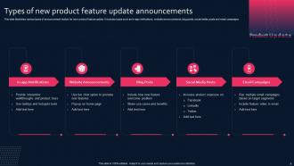 Product Update Powerpoint PPT Template Bundles Downloadable Multipurpose