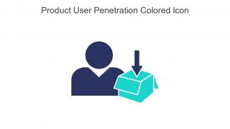 Product User Penetration Colored Icon In Powerpoint Pptx Png And Editable Eps Format