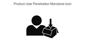 Product User Penetration Monotone Icon In Powerpoint Pptx Png And Editable Eps Format