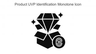 Product UVP Identification Monotone Icon In Powerpoint Pptx Png And Editable Eps Format
