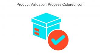 Product Validation Process Colored Icon In Powerpoint Pptx Png And Editable Eps Format