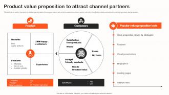 Product Value Preposition To Attract Channel Indirect Sales Strategy To Boost Revenues Strategy SS V