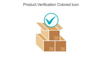 Product Verification Colored Icon In Powerpoint Pptx Png And Editable Eps Format
