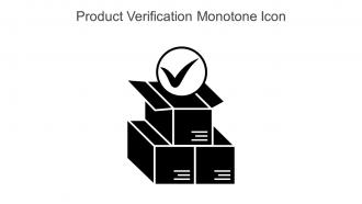 Product Verification Monotone Icon In Powerpoint Pptx Png And Editable Eps Format