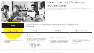 Product Vision Board For Improved Target Marketing Guide For Building Effective Product
