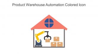 Product Warehouse Automation Colored Icon In Powerpoint Pptx Png And Editable Eps Format