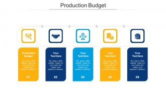 Production budget ppt powerpoint presentation slides themes cpb
