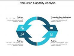 Production capacity analysis ppt powerpoint presentation ideas layouts cpb