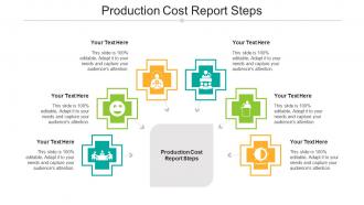 Production Cost Report Steps Ppt Powerpoint Presentation Outline Maker Cpb