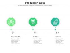 Production data ppt powerpoint presentation summary graphics tutorials cpb