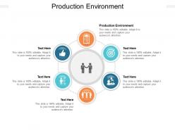 Production environment ppt powerpoint presentation portfolio demonstration cpb