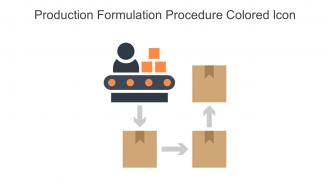Production Formulation Procedure Colored Icon In Powerpoint Pptx Png And Editable Eps Format