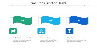 Production function health ppt powerpoint presentation pictures model cpb