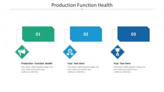 Production function health ppt powerpoint presentation styles designs cpb