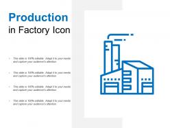Production In Factory Icon