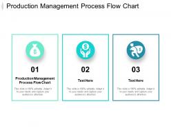 Production management process flow chart ppt powerpoint presentation ideas designs cpb
