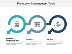 Production management tools ppt powerpoint presentation professional outline cpb