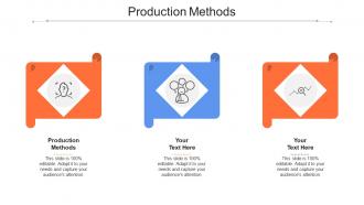 Production methods ppt powerpoint presentation model introduction cpb