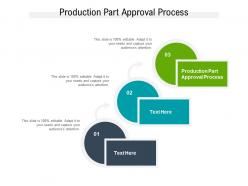 Production part approval process ppt powerpoint presentation show elements cpb