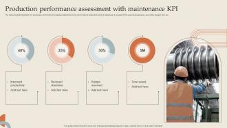 Production Performance Assessment With Maintenance Kpi