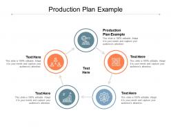 Production plan example ppt powerpoint presentation model examples cpb