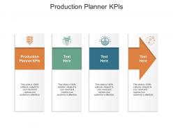 Production planner kpis ppt powerpoint presentation icon rules cpb