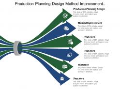 Production planning design method improvement motion study