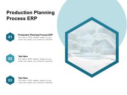Production planning process erp ppt powerpoint presentation pictures infographics cpb