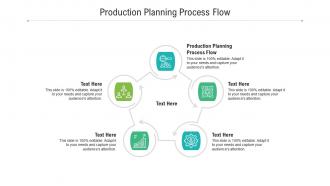Production planning process flow ppt powerpoint presentation icon designs cpb