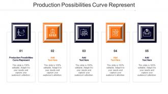 Production Possibilities Curve Represent Ppt Powerpoint Presentation Professional Cpb