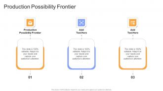 Production Possibility Frontier In Powerpoint And Google Slides Cpb