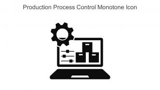 Production Process Control Monotone Icon In Powerpoint Pptx Png And Editable Eps Format