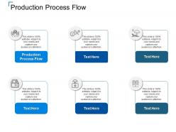 Production process flow ppt powerpoint presentation professional cpb