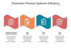 Production process optimum efficiency ppt powerpoint presentation infographic template files cpb