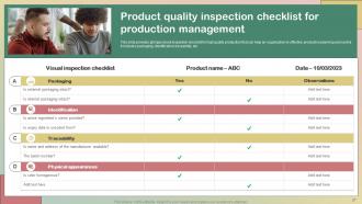 Production Quality Management System Powerpoint Presentation Slides Designed Images
