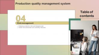 Production Quality Management System Powerpoint Presentation Slides Visual Images