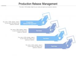 Production release management ppt powerpoint presentation professional grid cpb