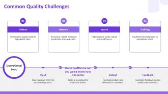 Production Report Highlighting Quality And Efficiency Metrics PPT Sample AT Multipurpose Idea