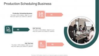 Production Scheduling Business In Powerpoint And Google Slides Cpb