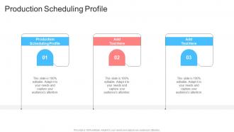 Production Scheduling Profile In Powerpoint And Google Slides Cpb