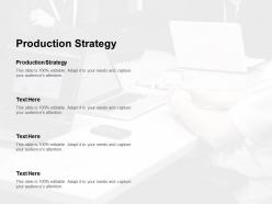 Production strategy ppt powerpoint presentation outline graphics template cpb